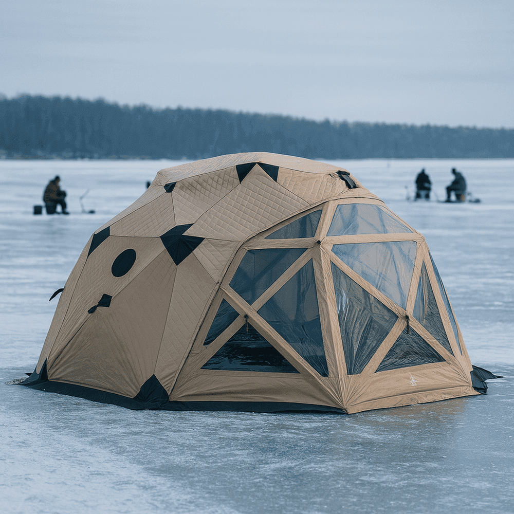 Современная кемпингово-рыболовная палатка 